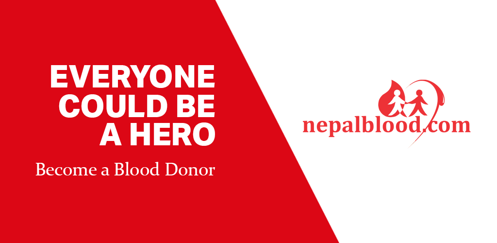nepal blood become a hero banner